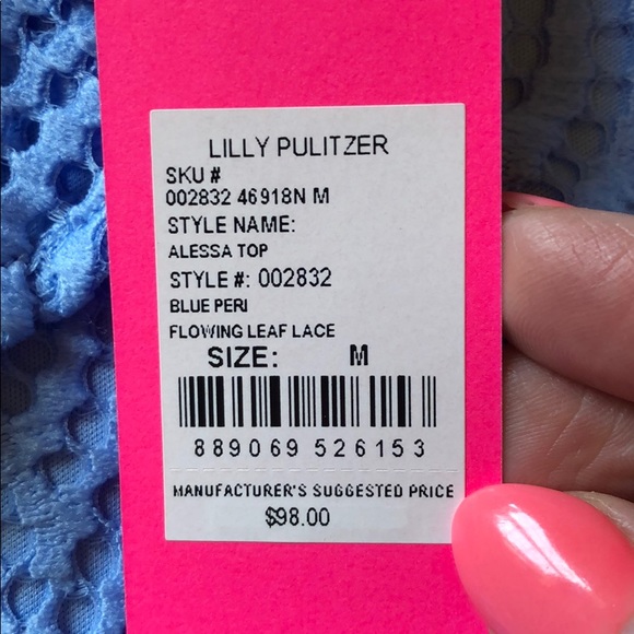 Lilly Pulitzer Alessa top - Picture 11 of 12